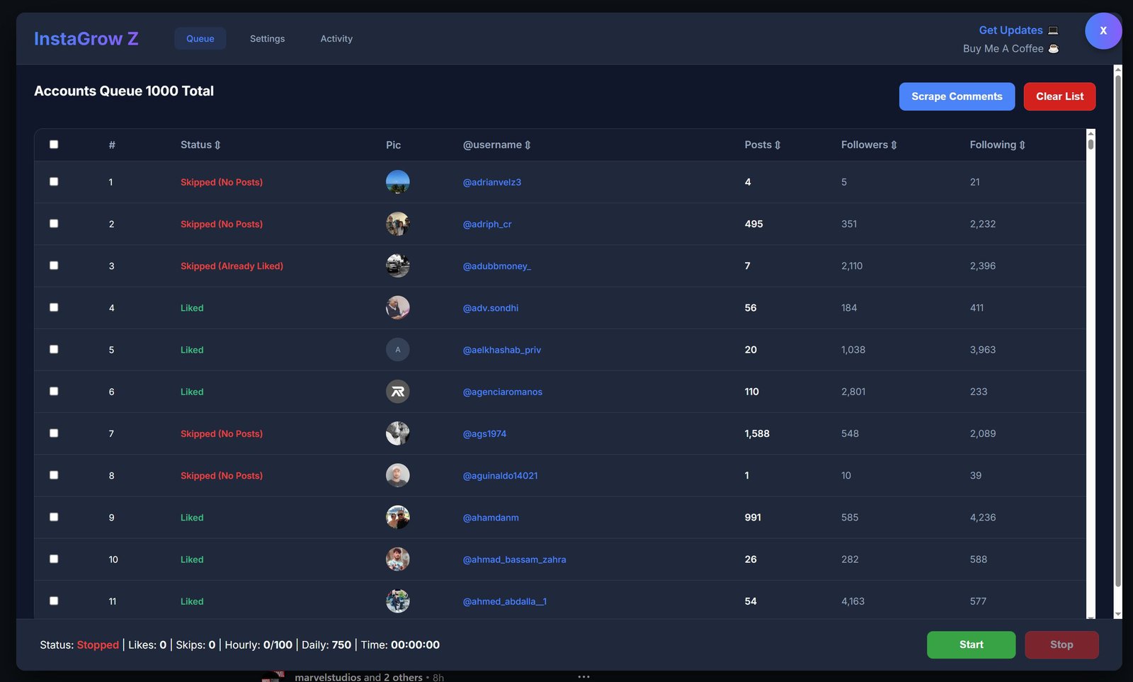 Growify Z Interface 2